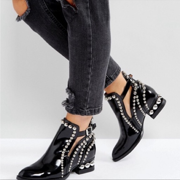 Jeffrey Campbell Rylance Studded Boot 8 - Picture 3 of 6